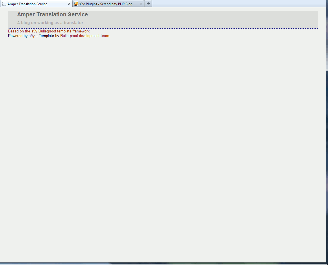 an example of a template that isn't a skin