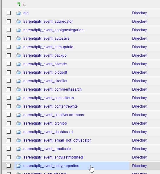 Plug-in still in directory